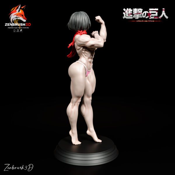 Mikasa Ackerman - Shingeki no Kyojin STL 3D PRINTING - Imagen 2